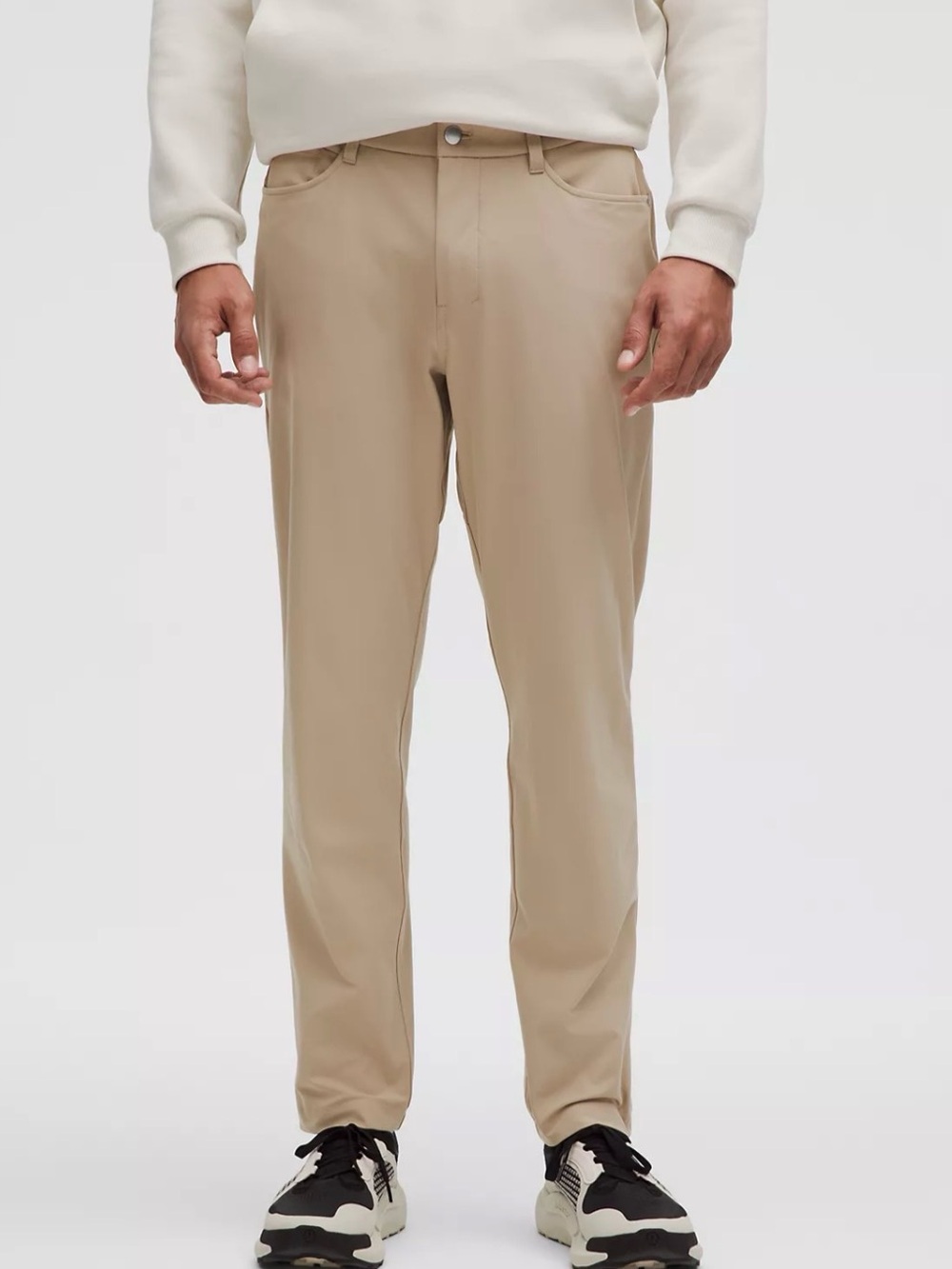 Lululemon Men's ABC Pant Classic Fit Stretch Chinos Beige 40x32 NWT